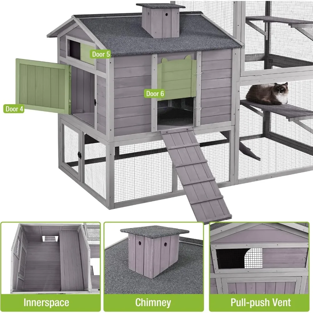 Outdoor Catio Cat Enclosure 4