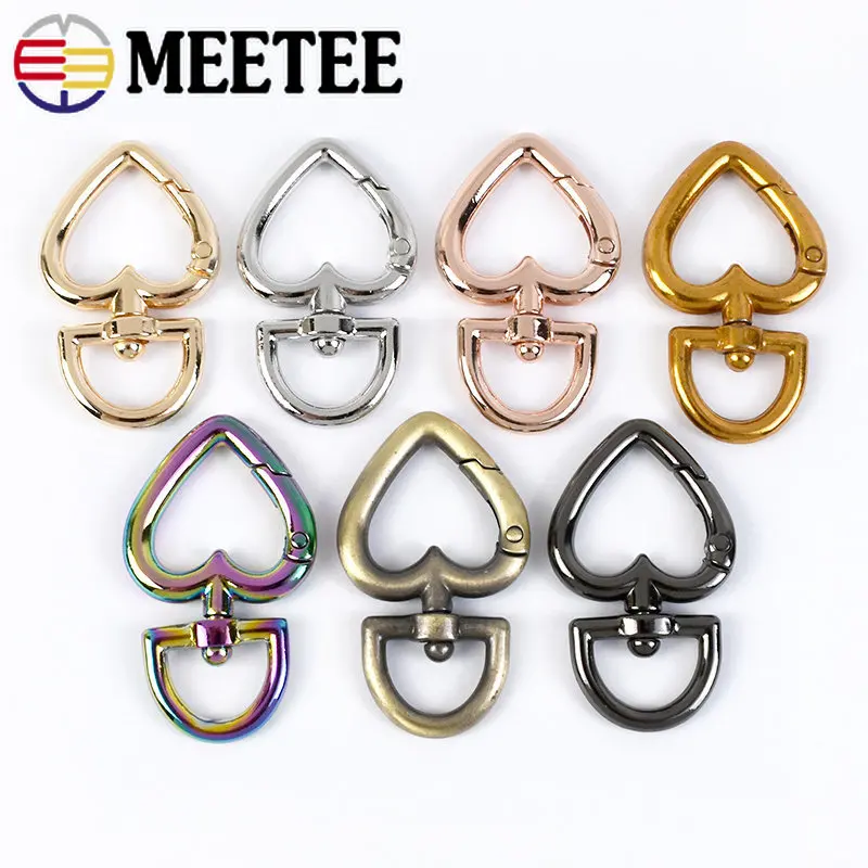 

Металлические пряжки в форме сердца 10 шт. 13/20 мм, собачий ошейник, сумочка, ремешок, защелка, брелок, триггер, поворотная застежка, кожаное ремесло, Швейные аксессуары