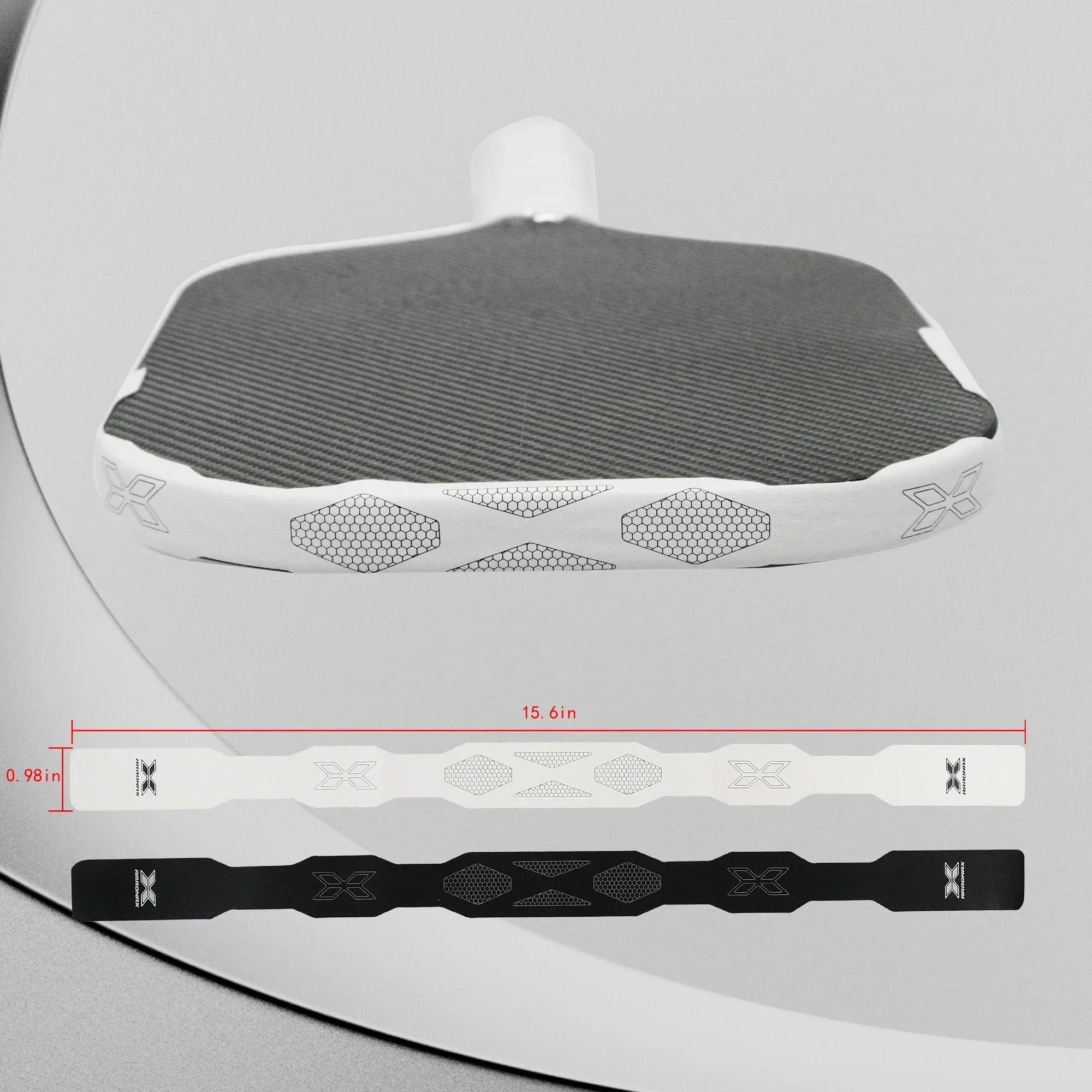 Description Picture 5 of itemTennis Racket Head Protection Tape Scratch-proof Reduce Impact Friction Head Protective Sticker Tennis Racket Accessories