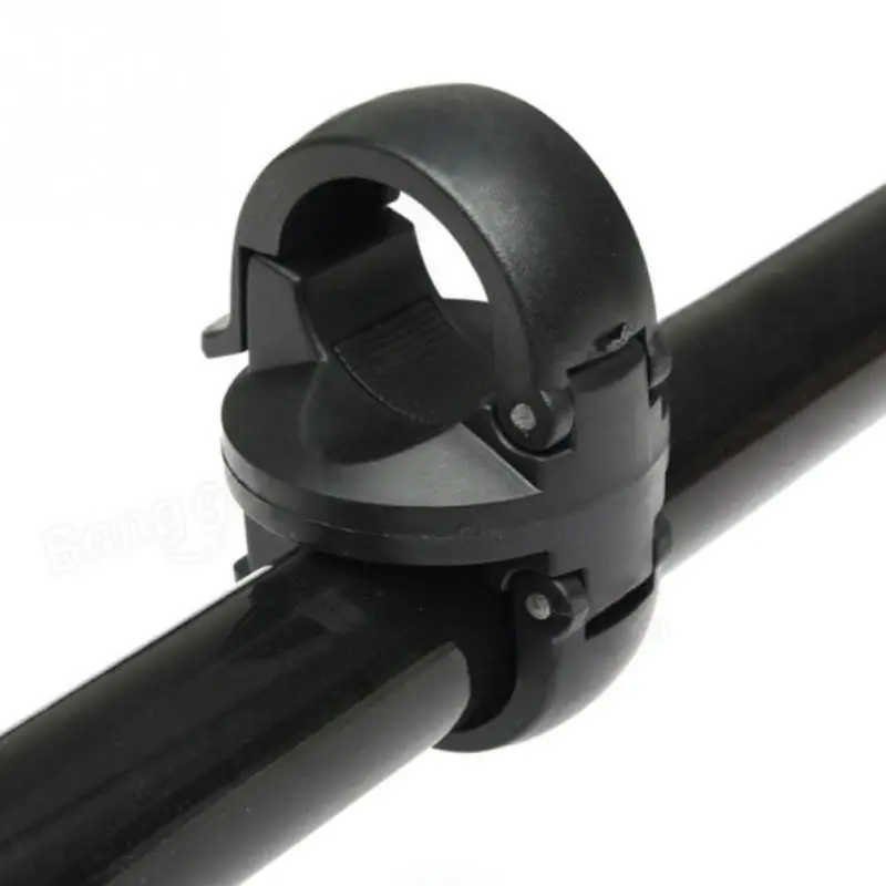 Flashlight Mount Holders 360&deg; Degree Rotation Clip Holders For MTB Bike Front Flash Bicycle Light Clip Holder