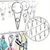 Stainless Steel Windproof Clothespin Laundry Hanger Bra Sock Towel Clothesline Hook Clothes Rack Peg Dryer Airer Drying 5