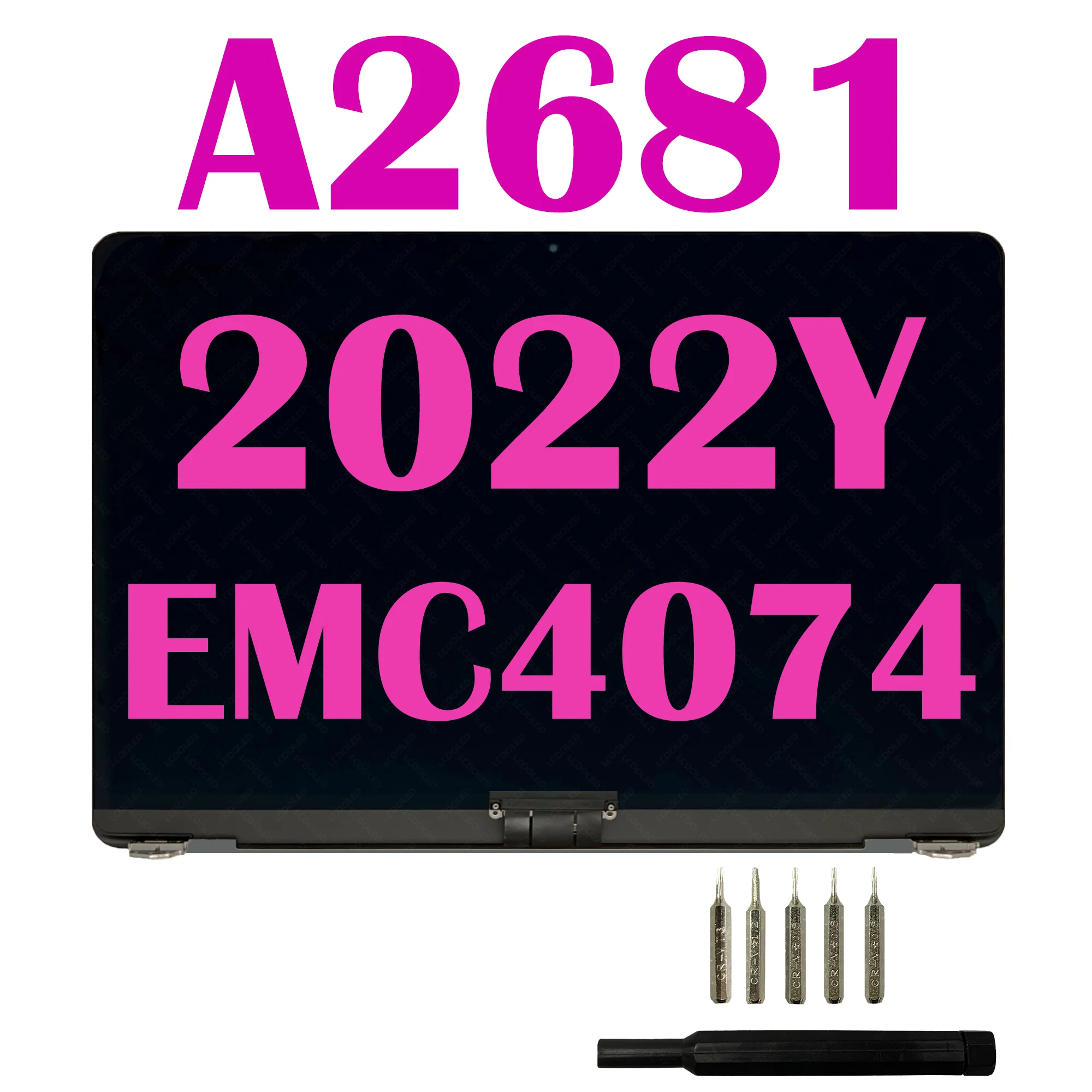 Display Lcd Per Apple Macbook Air Retina M2 A2681 13.6 "Led Assembly Silver Space Grey Starlight Midnight