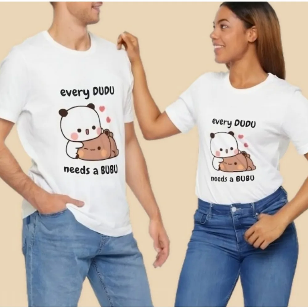 Panda Bear Hug Kawaii Unisex Anniversary Tee