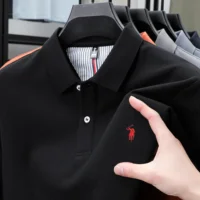 100% pur coton 2025 été hommes Polo T-shirt haut de gamme marque de créateur mode confortable à manches courtes 3D broderie design offre spéciale 1