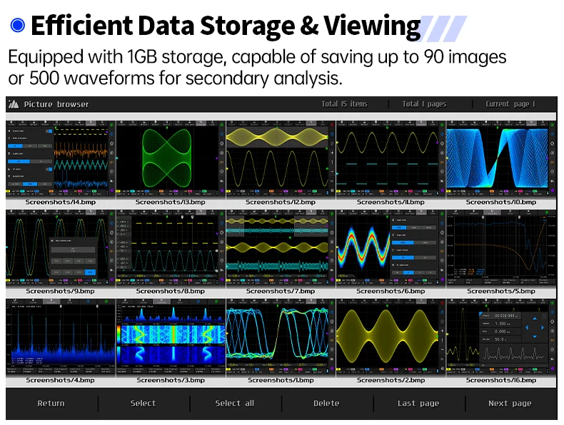 DPOS350P Digital Storage Oscilloscope: 350MHz Bandwidth, 12.1-Inch High-Definiti