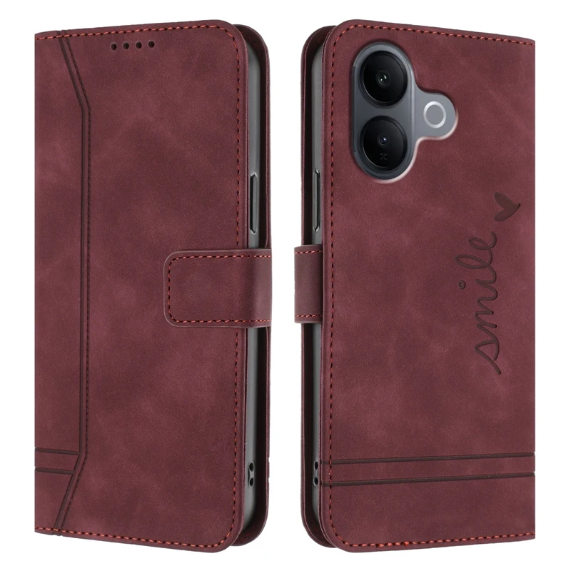 Leather Flip Wallet Cover - Premium Case