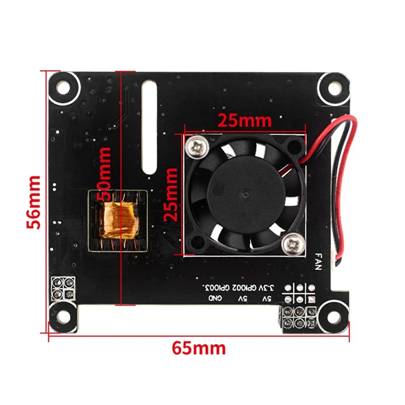 For Raspberry Pi 4 POE HAT With Cooling Fan Power Over Ethernet Module Support IEEE802.3Af For Rasberry Pi 4B 3B+