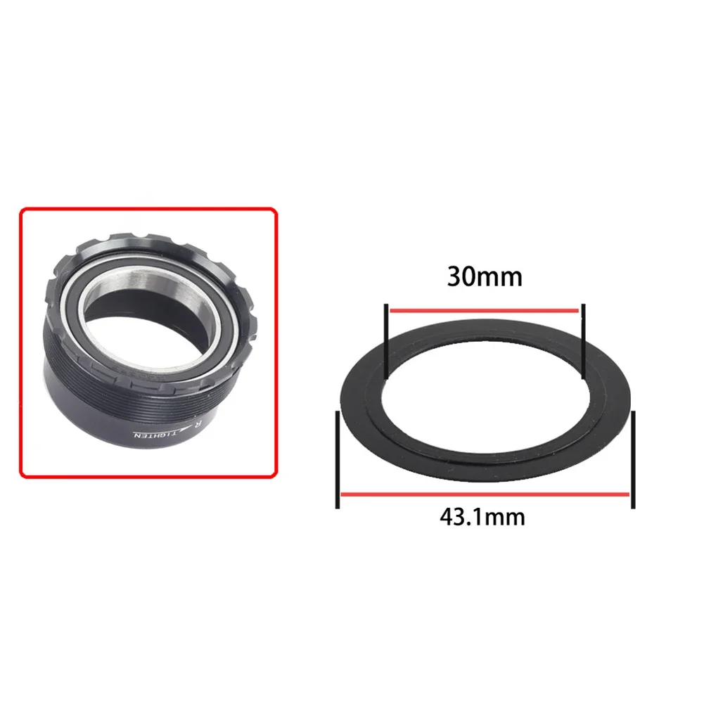 Bike Bottom Shaft Bracket Adapter Bicycle Side Cover Patcher For DUB For BSA BB Bicycle Center Shaft Adapter Sleeve bicycle bottom bracket adapter bicycle bottom brackets adapter