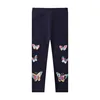 Jumping Meters New Arrival Children's Clothes Butterflies Beading Baby Girls Leggings Pants Toddler Kids Clothing Skinny Pants