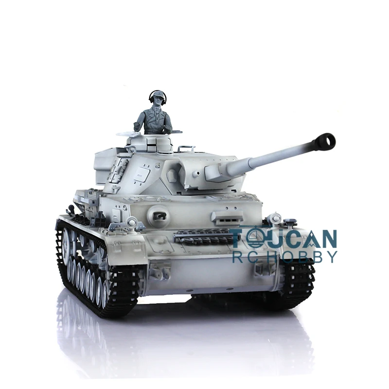 HENG LONG 1/16 Snow 7.0 Customized Panzer IV F2 FPV RTR Tank RC Remote 3859 Metal Wheels Remote Control Car TH17410-SMT4 6