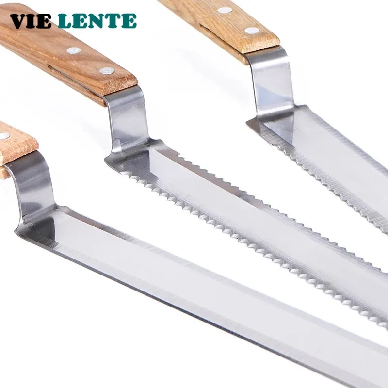 Beekeeping Tools Bee Honey Uncapping Scraping Knife Bee Hive Scraper Equipment Cutter for Beekeeper Supplies