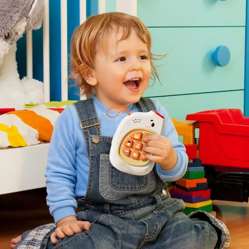 Montessori Busy Board Sensory Activities Toy Elephant Phone Baby Pretend Play Phone Music Simulate Switch Educational Travel Toy