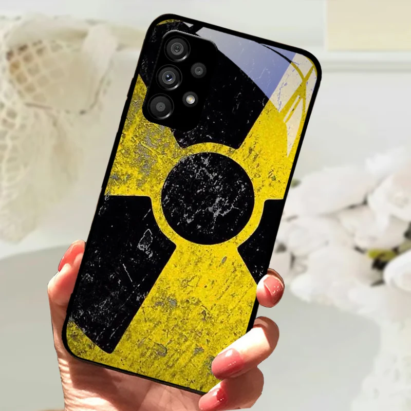 Cartoon Tempered Glass Phone Case - Hard PC Glass Protector Cover
