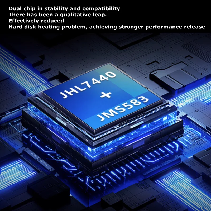 ܺ SSD ϵ ̺, 40Gbps M1 ǻ ܺ NVME M.2 Ʈ 3 USB4 CŸ JMS583 + JHL7440, ǰ