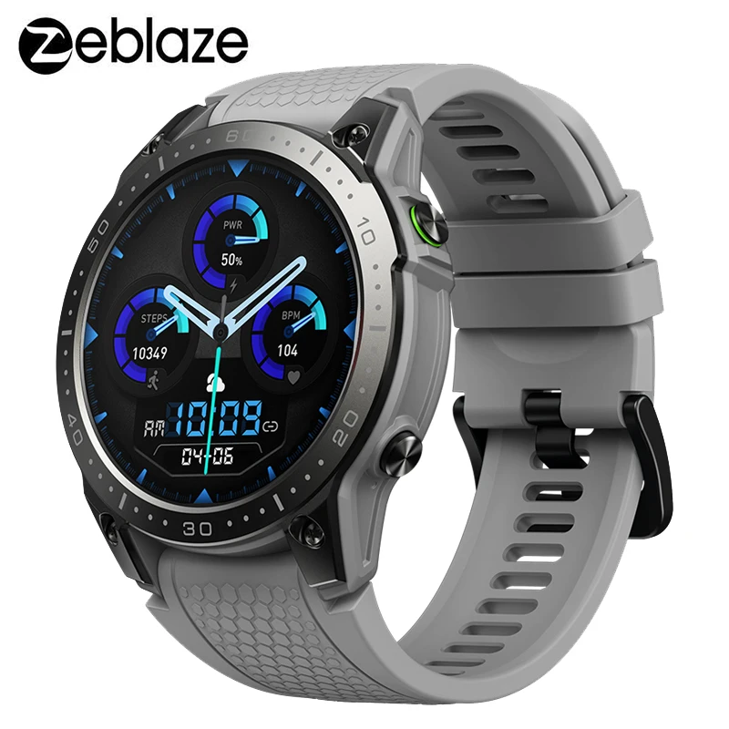 Zeblaze Ares 3 Pro Rugged Outdoor Smart Watch Tenacità Di Grado Militare Bluetooth Calling Smartwatch Display Ultra Amoled Da 1.43"