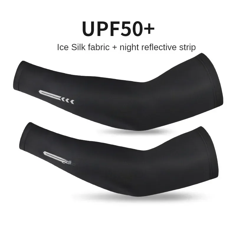 1Pair Cool And Breathable UV Protection Running UPF 50+ Arm Sleeves Fitness Basketball Elbow Pad Sport Cycling Outdoor sun protection arm sleeves,arm sleeves,cooling arm sleeves