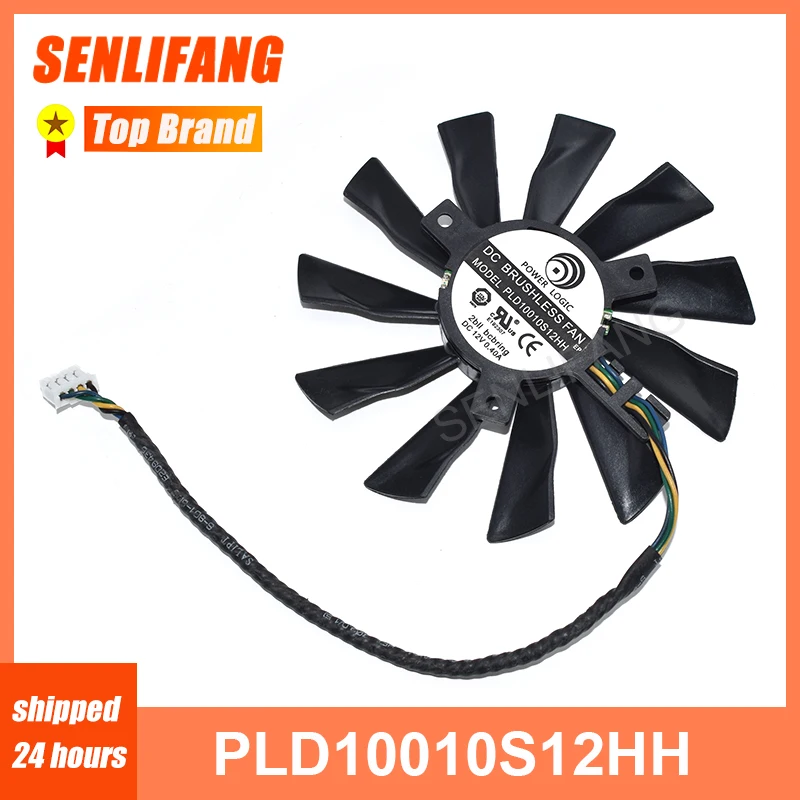 

Brand New PLD10010S12HH DC12V 0.4A Cooling For MSI R9-290X R9-280X R9-270X R7-260X Graphics Card Fan