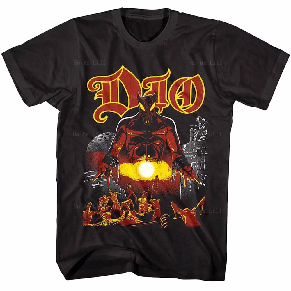 Dio Band T-Shirt Last In Line Album Devil Rock Band Concert