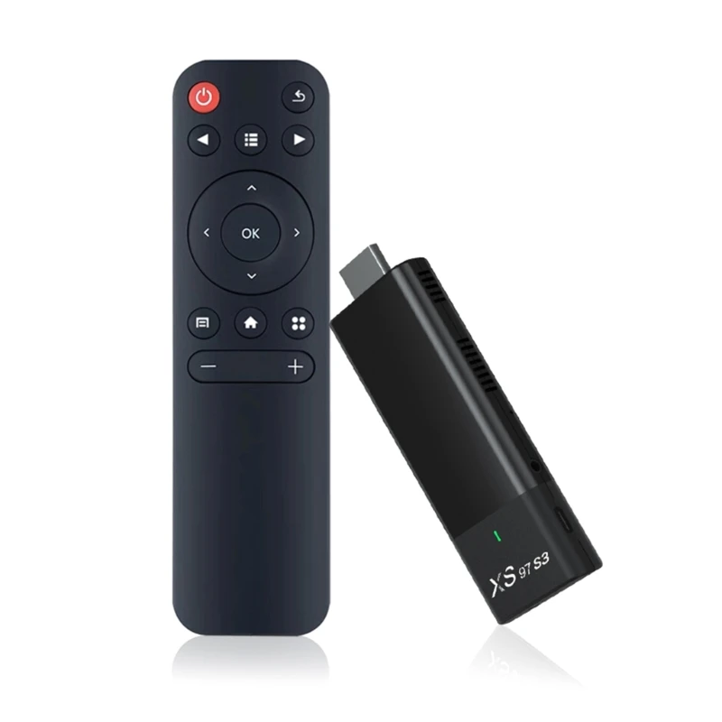 

2023 New XS97S3 H313 Android10.0 Stick HDMIcompatible 4KHDR Receiver 2.4GHz 5.8G Double Wireless WiFi Media Player 1+8G