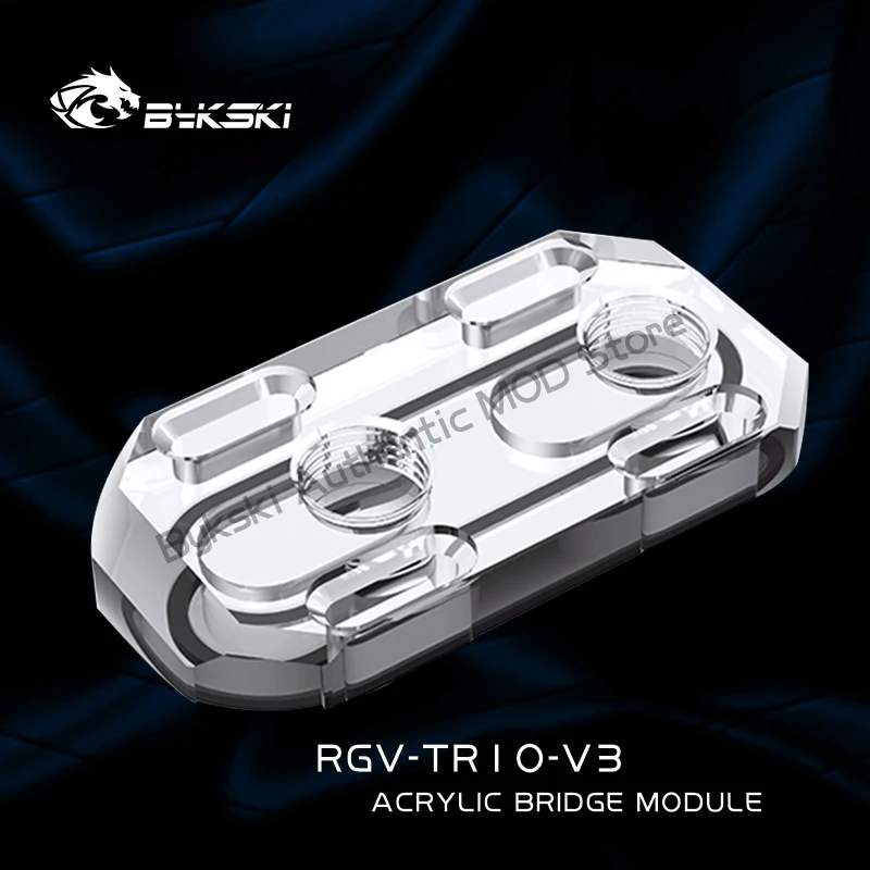 Bykski Modulo Di Regolazione Offset Su E Giù 20Mm Per Distro Plate Water Board, Rgv-Tr10-V3