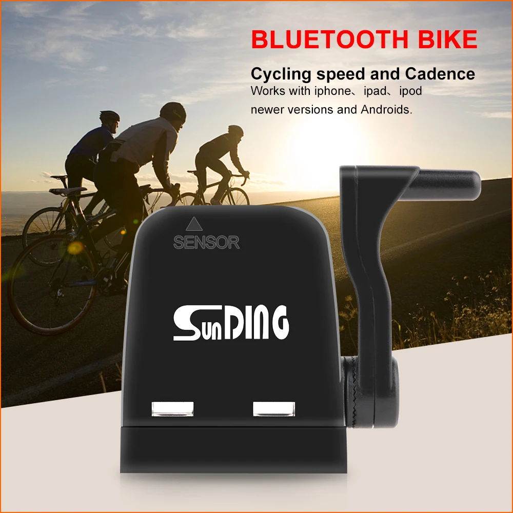 

Sunding Bluetooth 4,0 беспроводной Велосипедный датчик частоты вращения педалей Спидометр велосипедный компьютер MTB Велоспорт с APP для смартфона 515