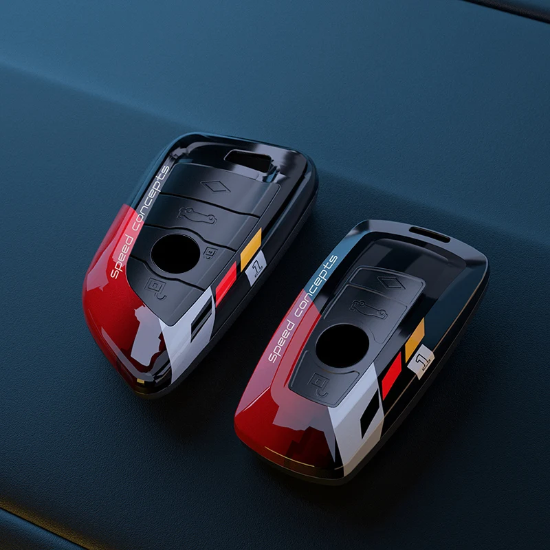 Key Case Cover ABS Painting Car For BMW 1-7 Series X1-X7 F10-G30 F15-G05 F34
