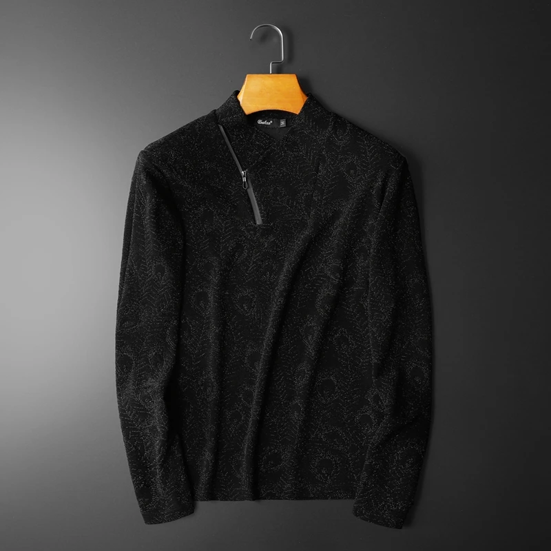 

Водолазка жаккардовая уличная одежда высокого качества Женская Осенняя новая качественная бархатная мягкая удобная эластичная Облегающая рубашка