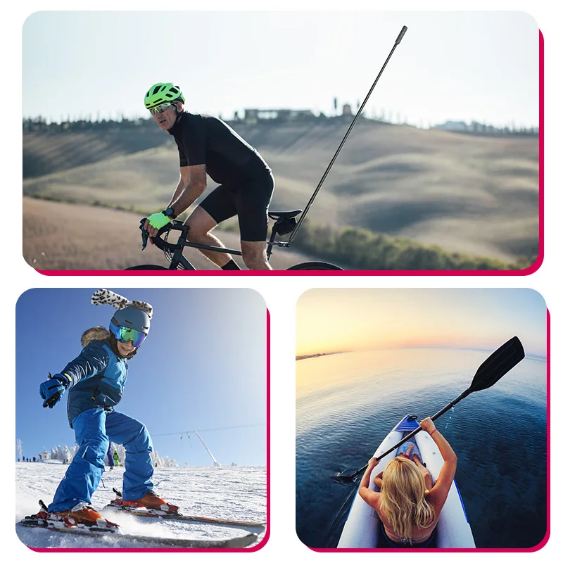 Sports Camera Selfie Stick Selfie Stick Tripod Cell Phone Selfie Stick Smartphone Selfie Stick Selfie Stick Phone Selfie Tripod Ulanzi MT-57 MT-58 Insta360 80/120CM Extendable Invisible Selfie Stick Pole Universal Rod For GoPro Insta360 X4 X3 X2 GO 2