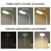 Portable LED Desk Lamp USB Wireless Charging Desk Lamp, Supports 3-Color Stepless Dimming, Eye Protection, Bedroom Bedside Lamp 3