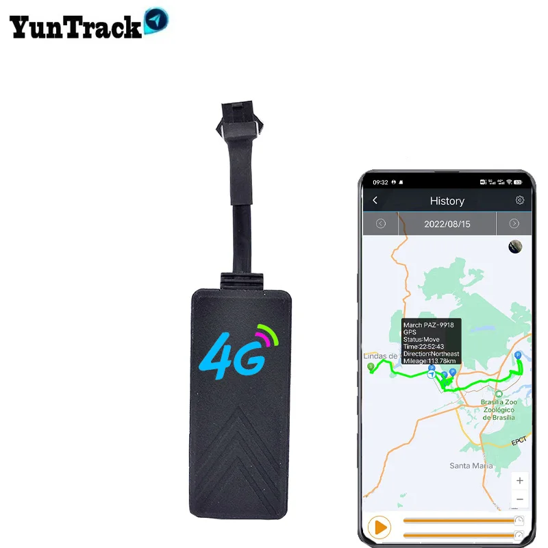 4G GPS Tracker Relay Car Motorcycle Bike Engine Cut Oil Tracking ACC Tow Call SMS Alarm SOS Voice Location Safety System APP gps tracker car tracker
