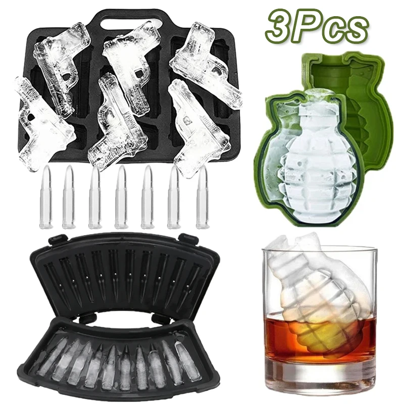 2 Stampo Per Cubetti Di Ghiaccio Grandi In Silicone Con Coperchio – 6 Scomparti Per Whisky, Cocktail, Caffè – Senza BPA - 2