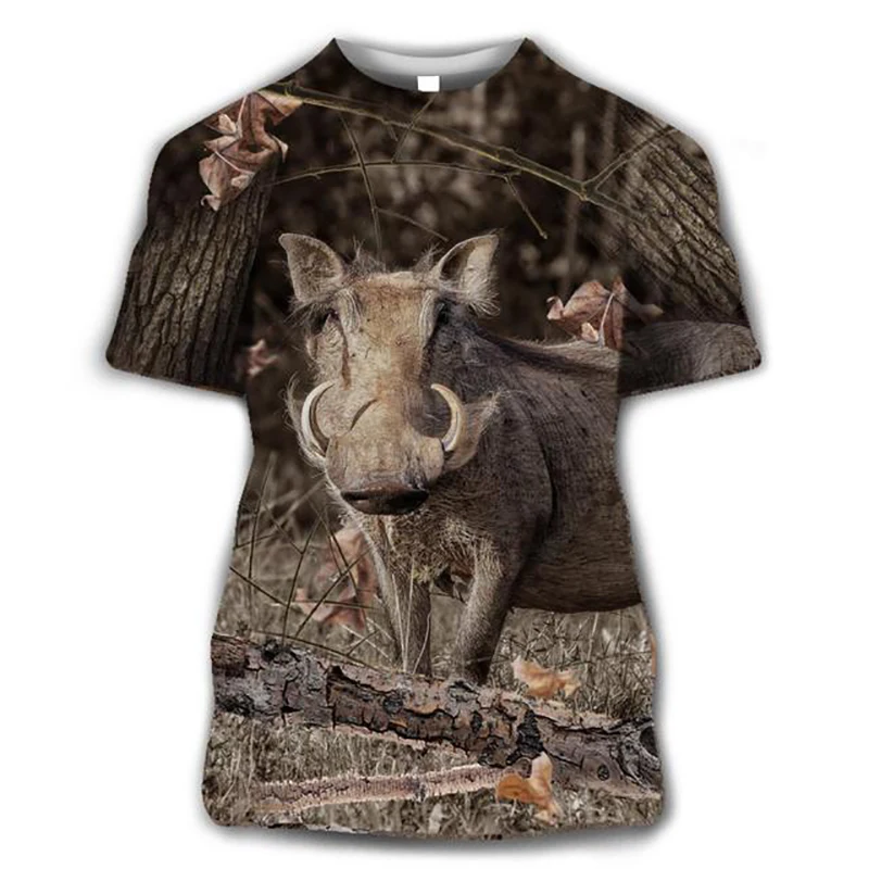 Camouflage 3D Print Short Sleeve T Shirt