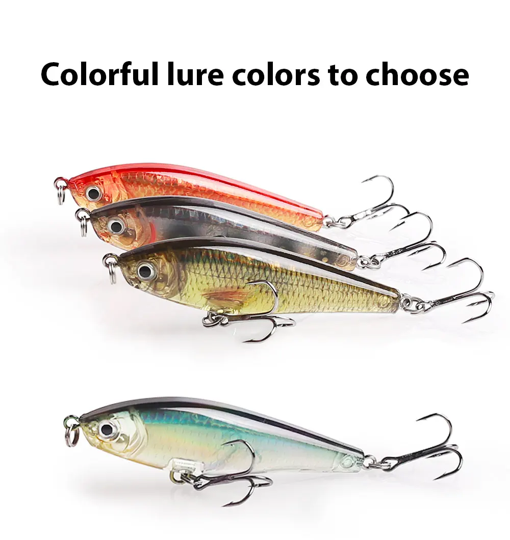 Hanlin 7 cm/8 g Minnow-Angelköder, künstlicher Wobbler, bionischer harter Kurbelköder, Swimbait-Fisch, Kurbelköder, schwimmendes Bass-Gerät – Detail 9