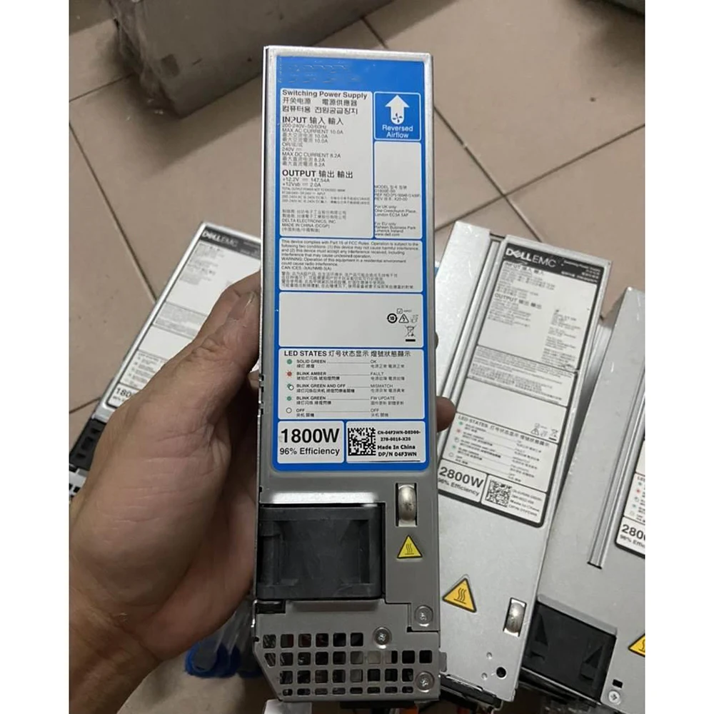 For EMC Server Power Supply 1800W For DELL 4F3WN 04F3WN D1800E-S 16th Generation R660 R760 6 For EMC Server Power Supply 1800W For DELL 4F3WN 04F3WN D1800E-S 16th Generation R660 R760 - Image 4