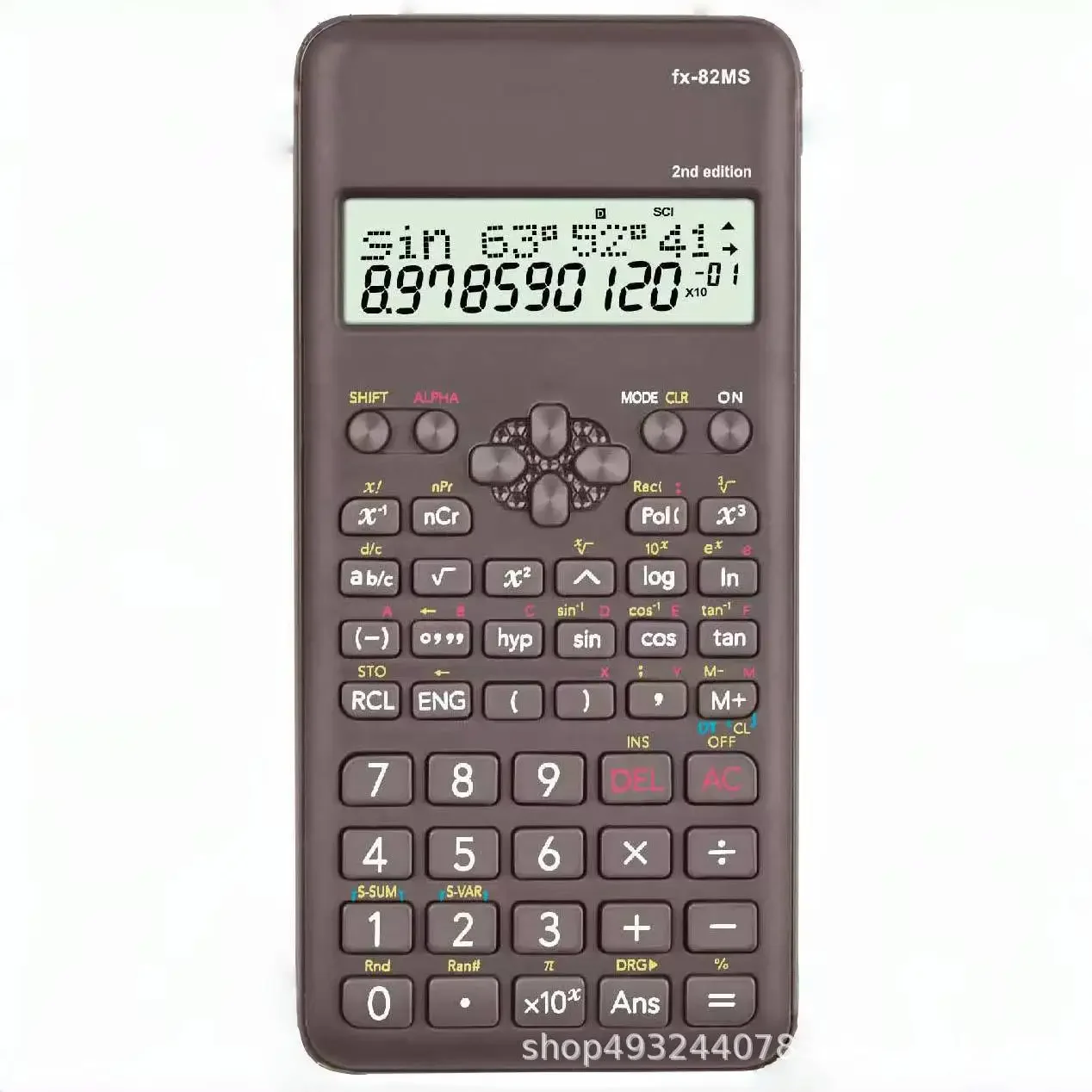 شعار آلة حاسبة علمية من الجيل الثاني Fx82ms، مثالي قابل للتخصيص لطلاب التجارة عبر الحدود