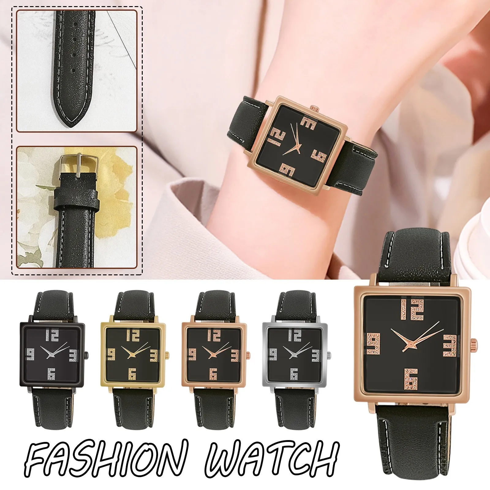 

Women'S Watch Quartz Dial Digital Watch Pointer Glow Watch For Women And Girls Versatile Quartz Watch Quartz Wristwatches Luxury