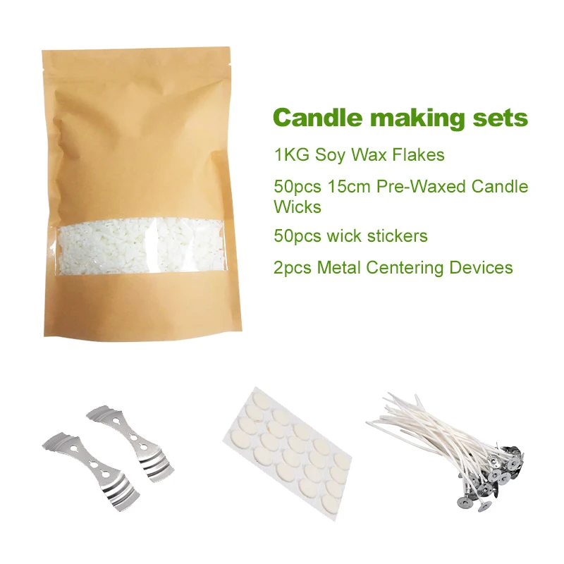 DIY candle set soy wax Natural Soy Candle Wax and Making Supplies |
