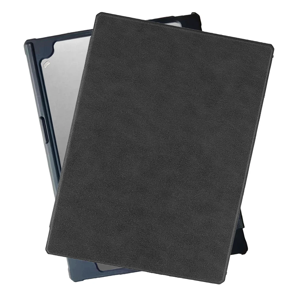 Elegant Leather Folio with Pen Slot and Smart Magnetic Closure