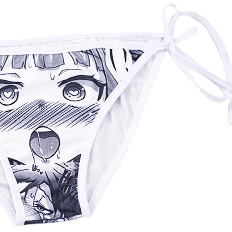 Women Underwear Breathable Side Tie Panties Low-rise Underpants Anime Cartoon Printing Briefs Adjustable Sides Panties women lingerie set