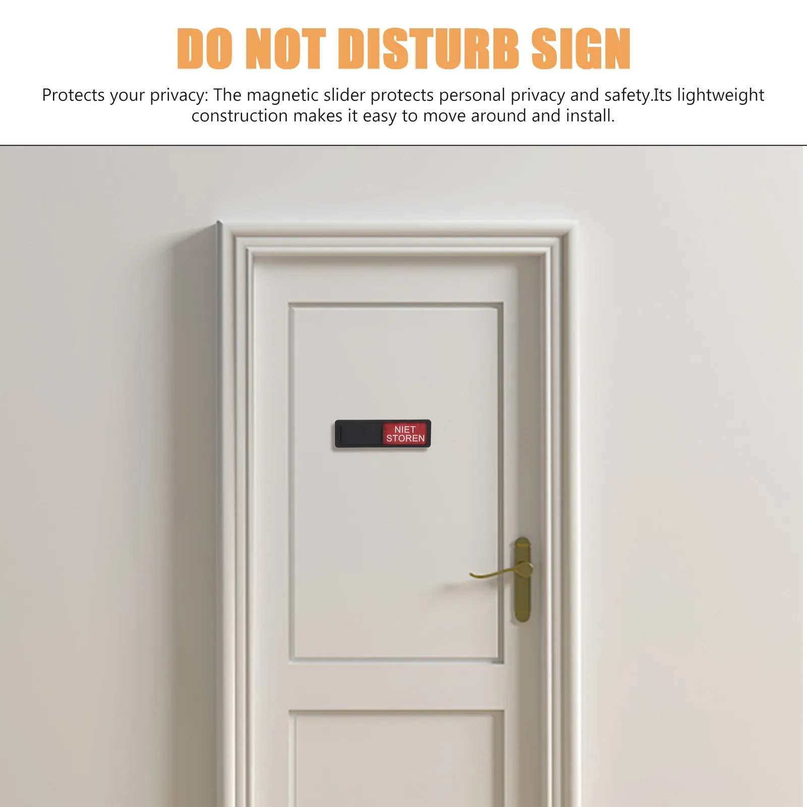 2개입 개인 정보 보호 표시기 자석식 방해 금지 문걸이 사무실 호텔 회의실용 환영 표시기 깨끗함/더러움 표시기