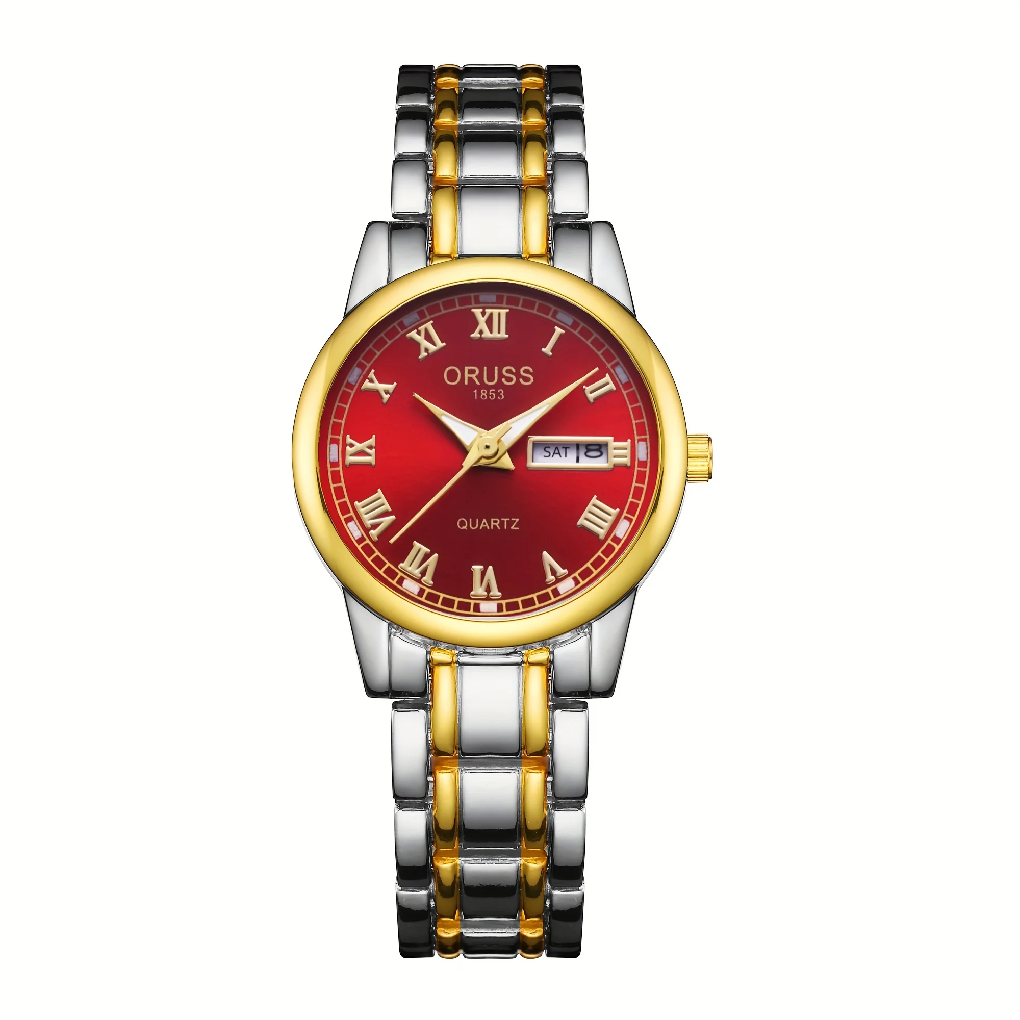 High-end women's watch Trend calendar watch Durable simple romantic personality unique women's watch - 5