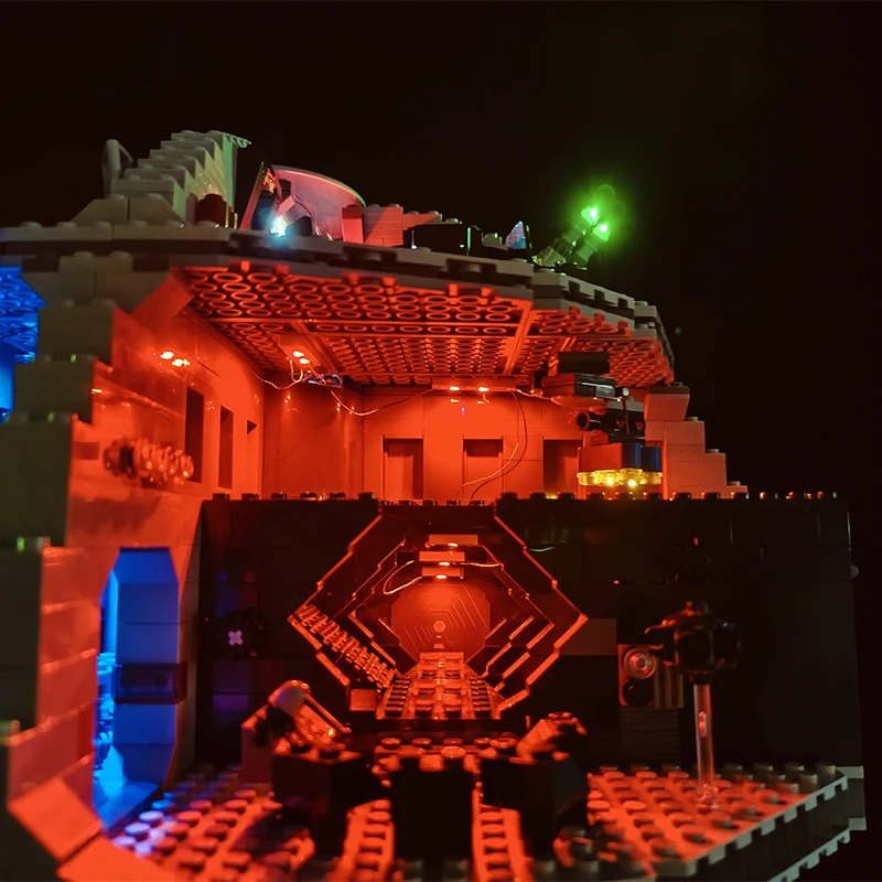 With Lights Fast Ship DS-1 Platform MOC 75159 Display Death