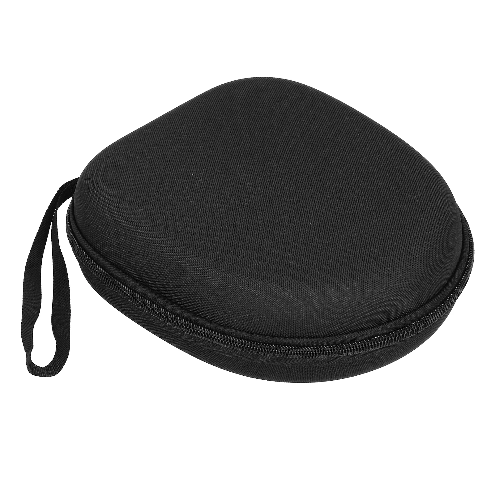 Headphone Carrying Case Shockproof Headset Pouch Capacity Handheld Earphone Container Company Travel Supplies Tool Black