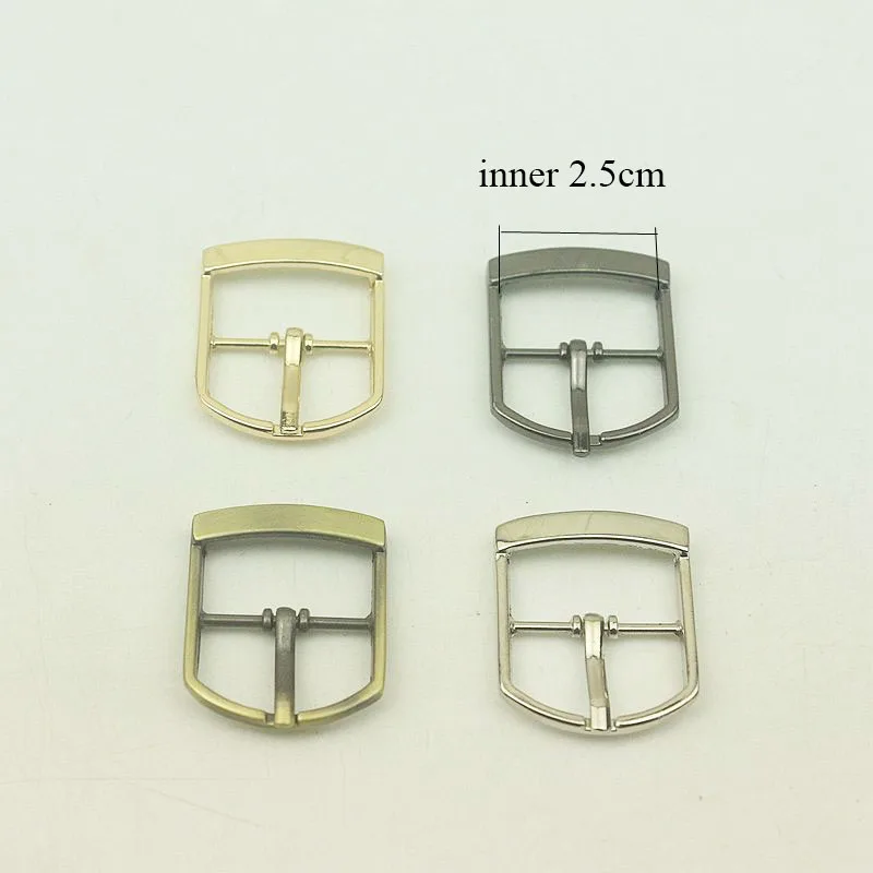 30Pcs 25mm Metal Pin Belt Buckles Adjuster Bags Strap Slider Shoes Buckle DIY Leather Hardware Accessories