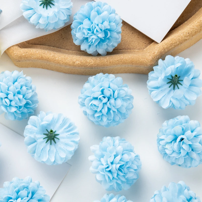 50PCS Künstliche Hortensien Blumen Hochzeit Garten Rosen Wand Home Party Decor Weihnachten Diy Candy Box Gefälschte Seide Sammelalbum Pflanzen – Detail 14