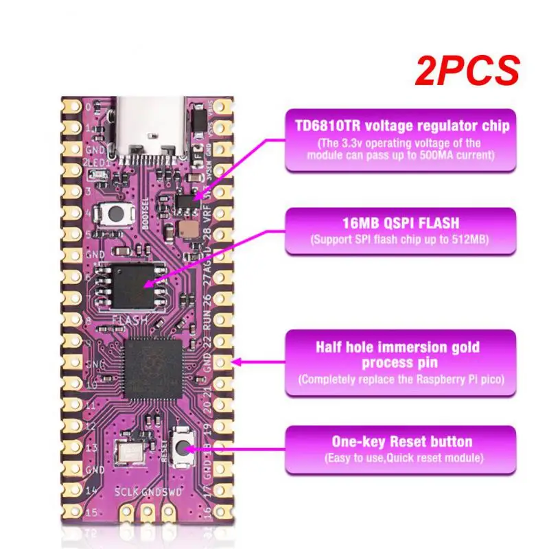 2 Pezzi Raspberry Pi Pico Board Picoboot Ipl Sostituzione Modchip E Sd2Sp2 Lettore Di Schede Adattatore Per Console Di Gioco Gamecube