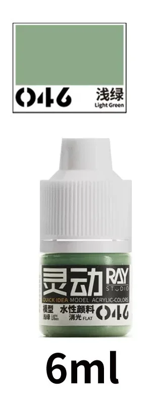 Acrylic Miniature Painting Water-Based Paint Set - Safe Non-Toxic Formula, 6ml Bottles