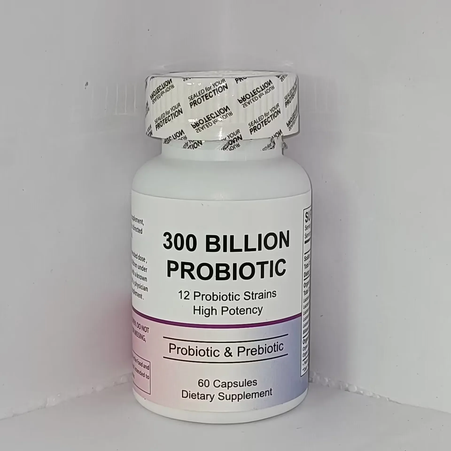 

60 pills probiotic capsules to support intestinal health digestion immune system health food
