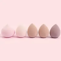 MAANGE 5PCS Makeup Sponge Blender Set Foundation Concealer Powder Cream Puff Dry&Wet Cosmetic Puff Multi-colored Beauty Sponges 5