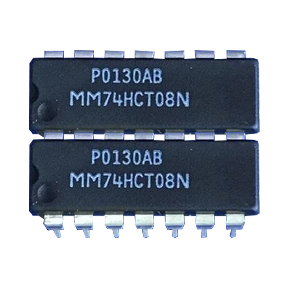 Фото MM74HCT08N 74HCT08N 74HCT08-четырехъядерный 2-вход и затвор (комплект из 5) №2